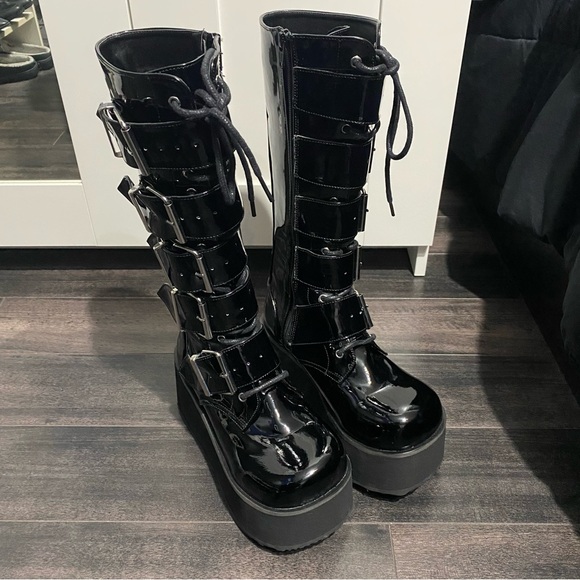 SOLD DEPOP Demonia Trashville 518 - size 7 W / 5 M - Picture 2 of 10